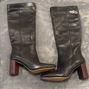 Vince Camuto Black Leather boots NWT